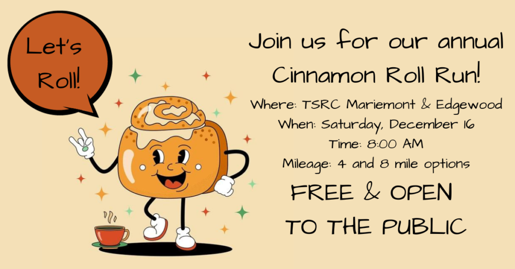 Annual Egg Nog Jog & Cinnamon Roll Run TriState Running Company