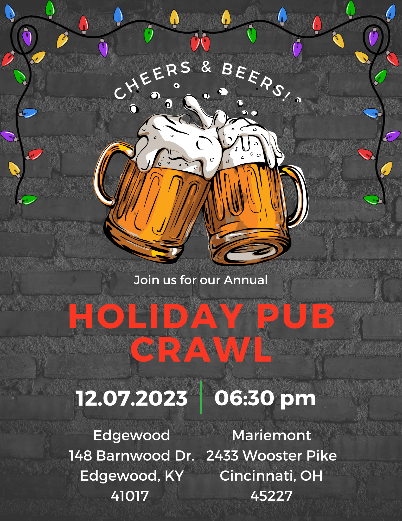 Read more about the article TSRC Holiday Pub Crawl