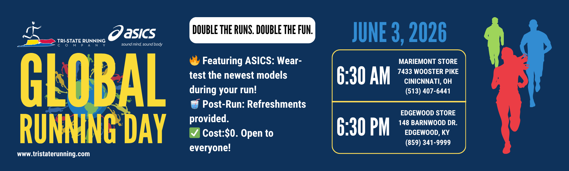 2026 Global Running Day Website Banner